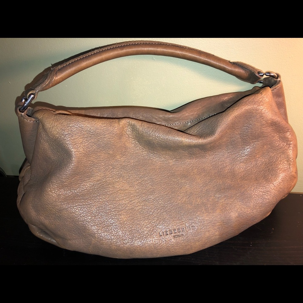 Liebeskind Tan/Brown Leather Hobo Shoulder Bag
